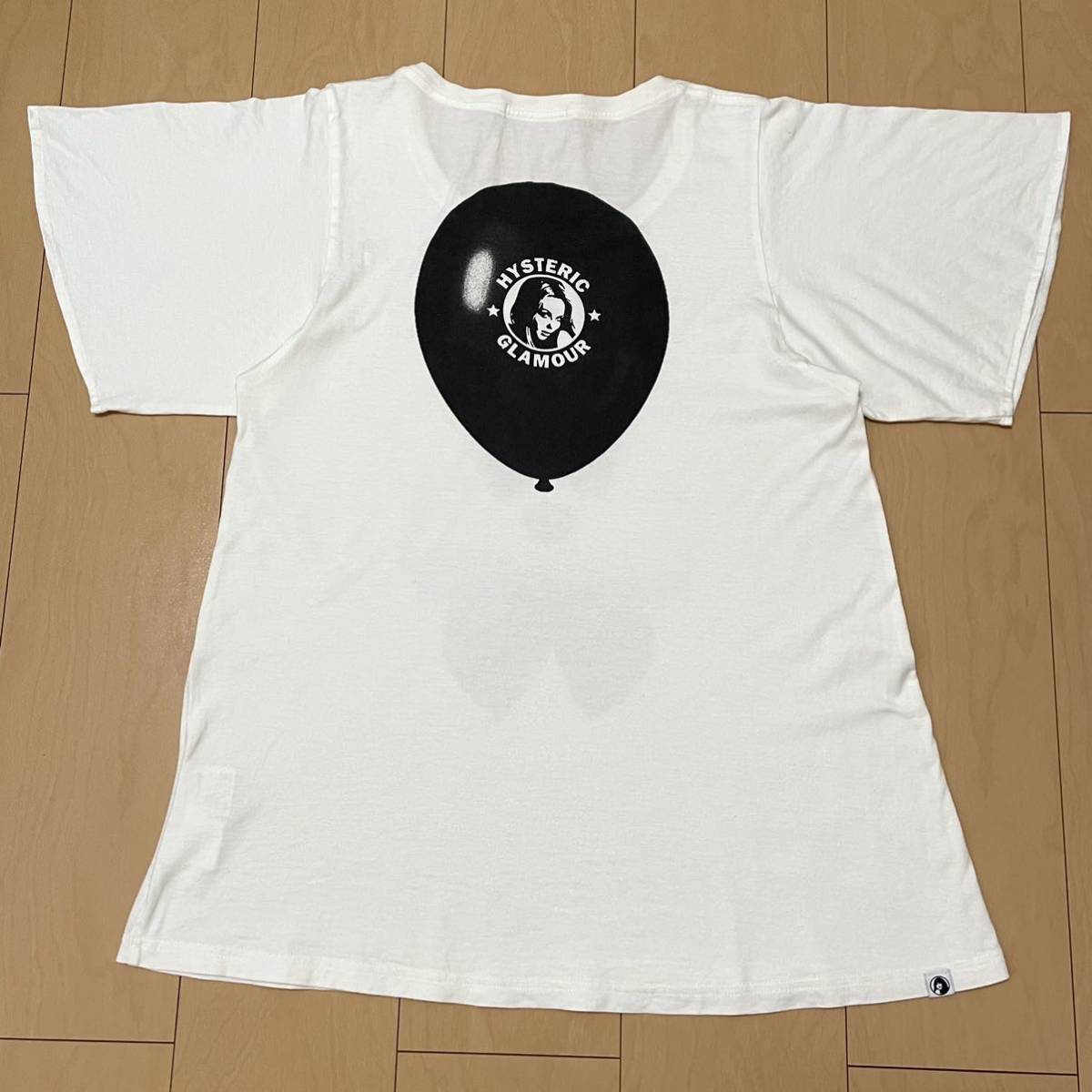 人気 ヒステリックグラマー 半袖Tシャツ ラビット バルーン