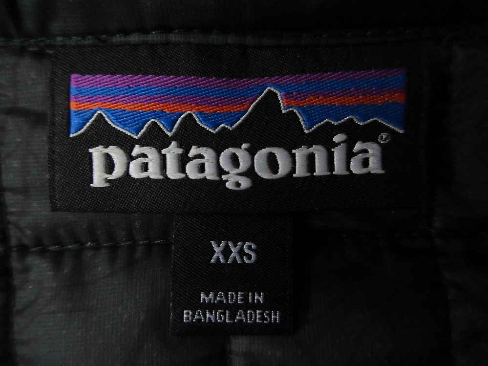 2016年 パタゴニア Recycled Down Shirt Jacket復刻タグ チェック柄 ウール ダウン シャツ ジャケットXXS PATAGONIAリサイクル ライト ネル_画像5