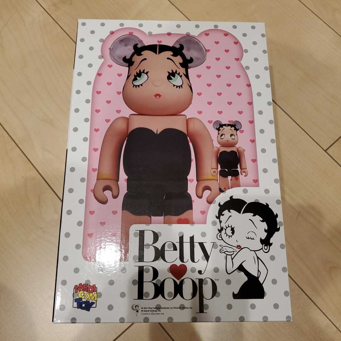 BE@RBRICK Betty Boop(TM)BLACK Ver. 100％ ＆ 400％