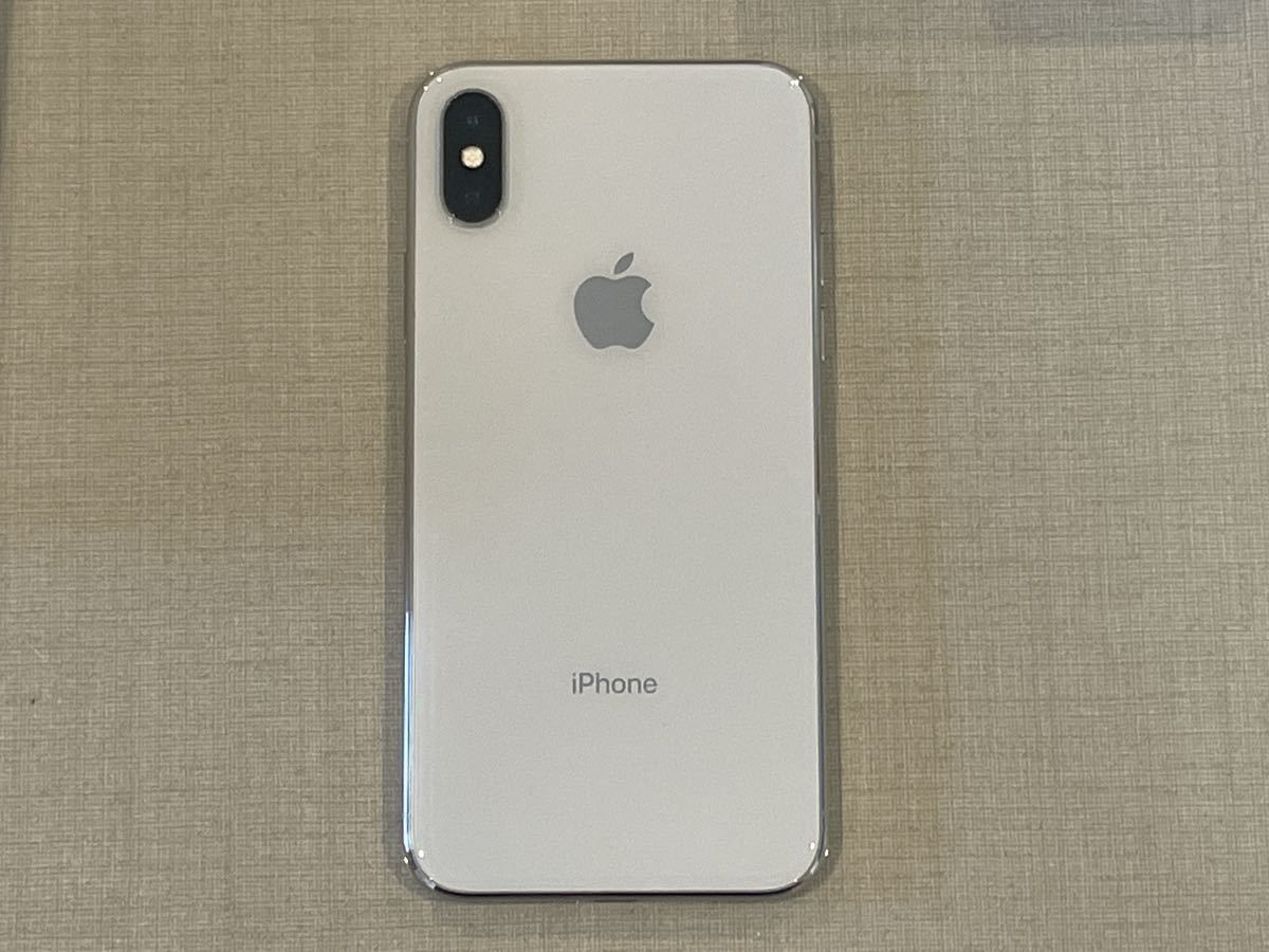 89 iPhone X  256GB バッテリー新品　SIMフリー　silver