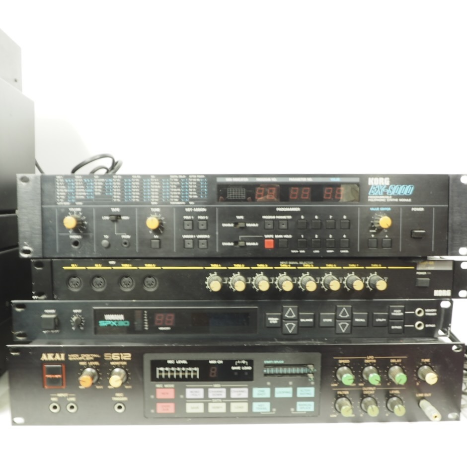 昭和ビンテージ 音響機器 オーディオ エフェクター レコーディン ラックマウントミキサー １980〜1990年代頃 通電のみ確認済み ZZZ503_画像3