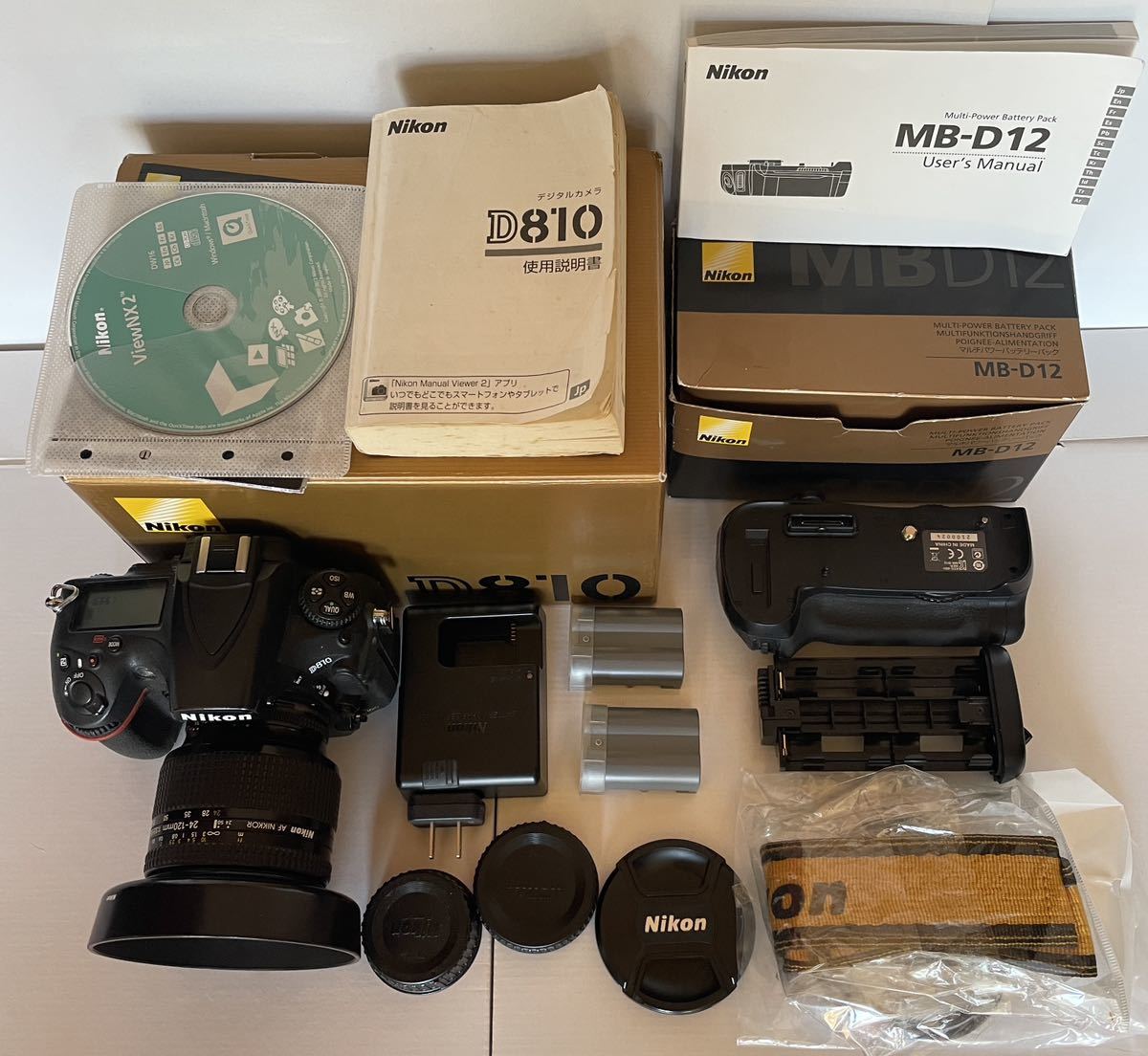 激安通販 Nikon MB-D12 24-120 D810カメラレンズ ニコン
