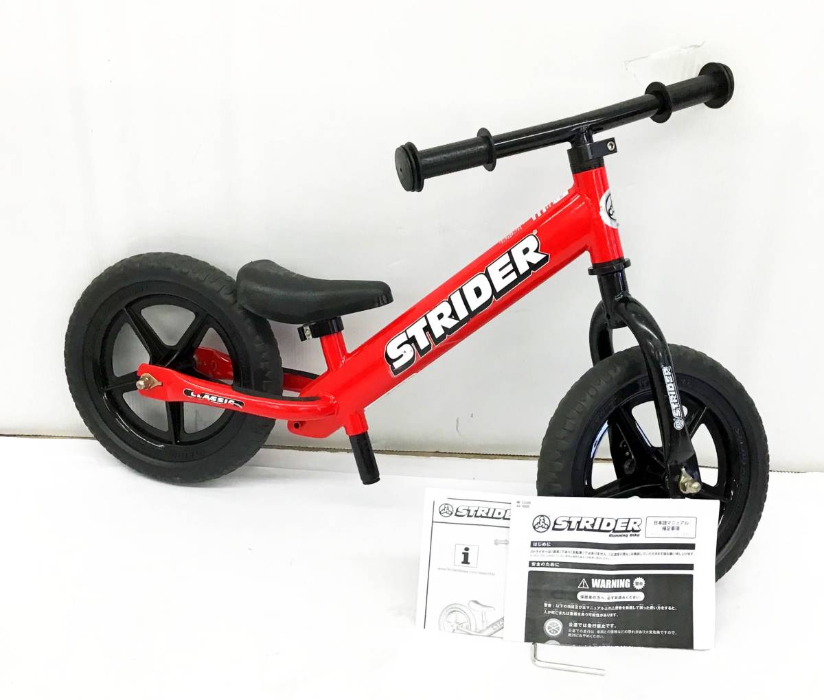 ヤフオク! - STRIDER 12 CLASSIC 赤/レッド ランニングバイク