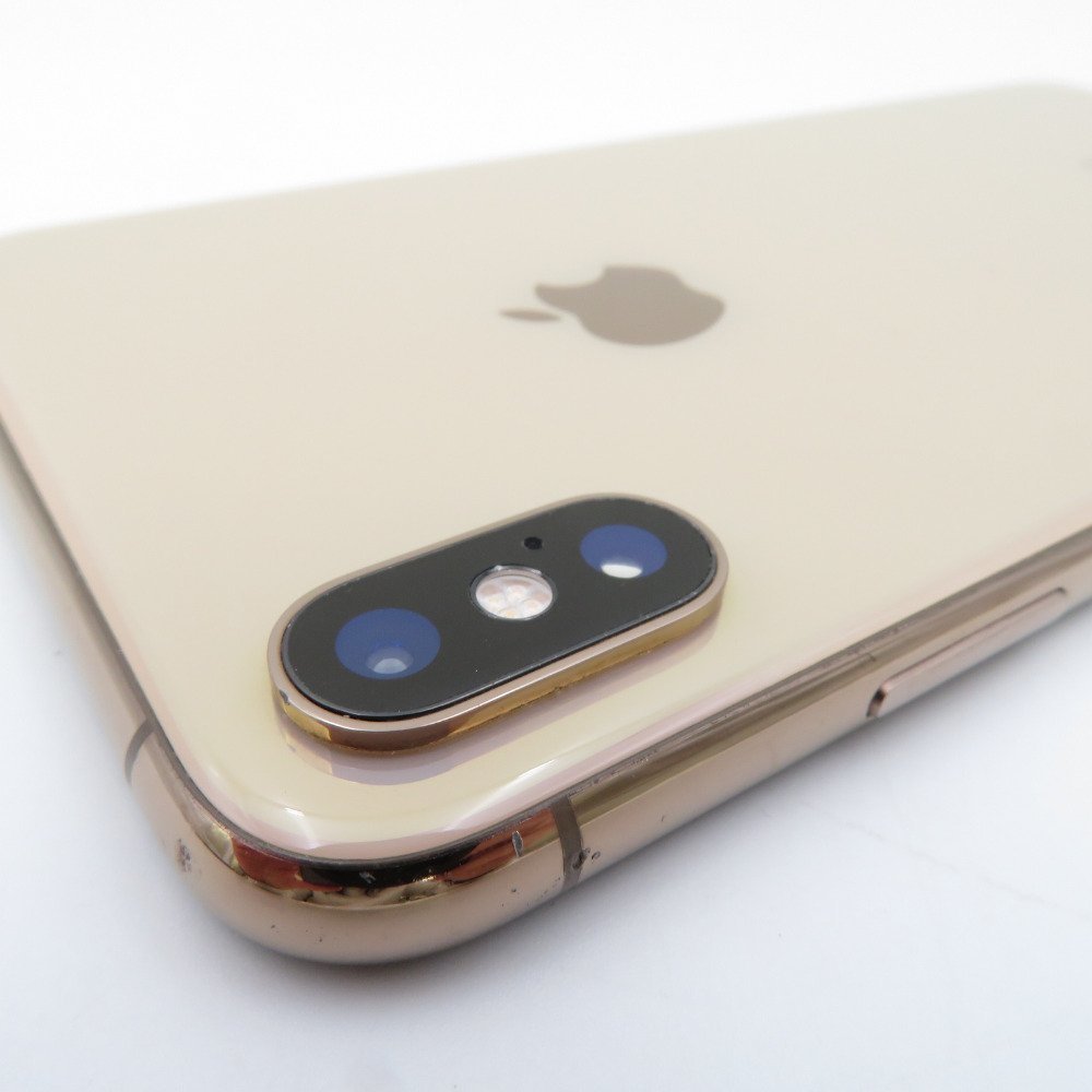 ジャンク品 1円スタート Apple iPhone XS Max au版 MT6T2J/A 64GB ゴールド SIMロックあり ネットワーク利用制限▲ 本体のみの画像4