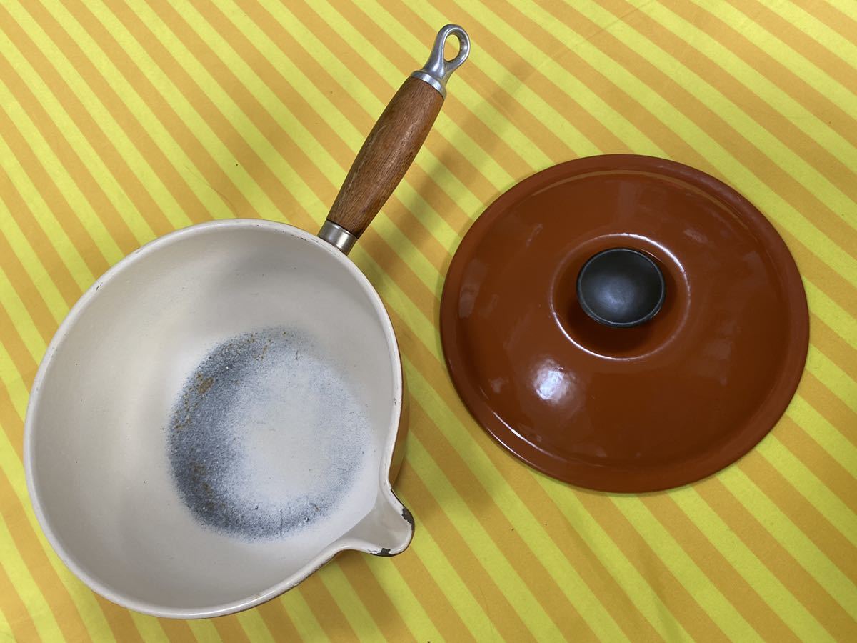 ru* Crew ze Vintage деревянный руль кастрюля с одной ручкой 14 16 18 20 22 5 шт. комплект LE CREUSET