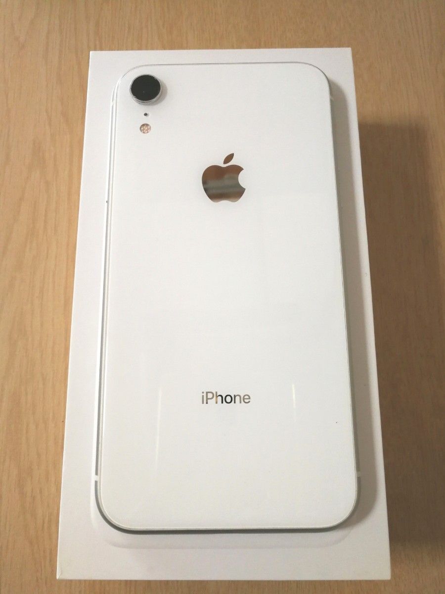 White SIMフリー　本体 中古美品 新品　iPhone iPhone 256 XR XR 128GB ホワイト SIMフリー GB  バッテリー84% ゲオモバイル