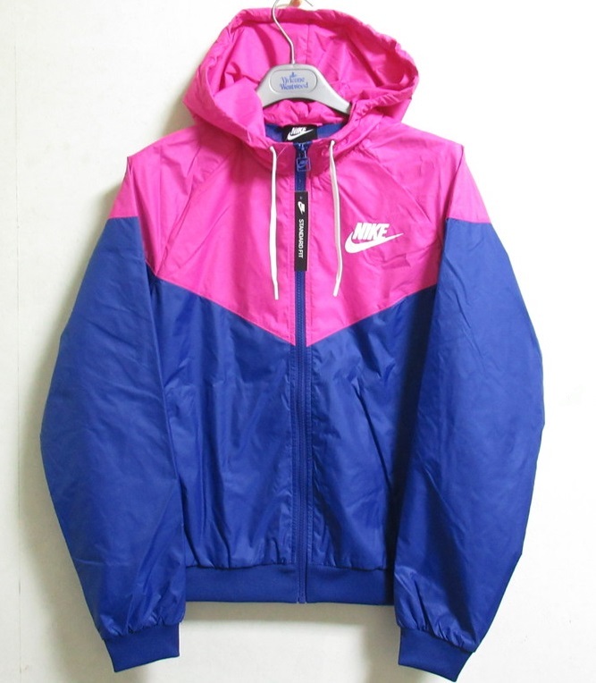 NIKE SPORTSWEAR WOMEN\'S WR JKT голубой розовый M Nike Wind Runner u-bn жакет Classic CN6911-438