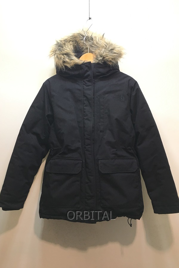 経堂) ノースフェイス THE NORTH FACE マクマードパーカ ダウンジャケット NDW91734 サイズL ブラック レディース_画像1