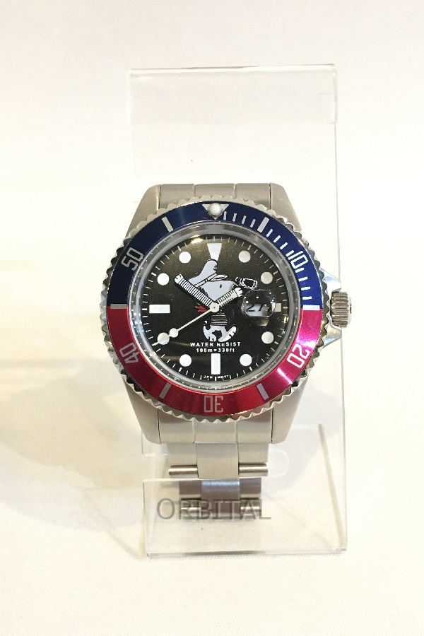 ピンク・ブルー ☆美品☆VAGUE WATCH スヌーピー 腕時計 メンズ