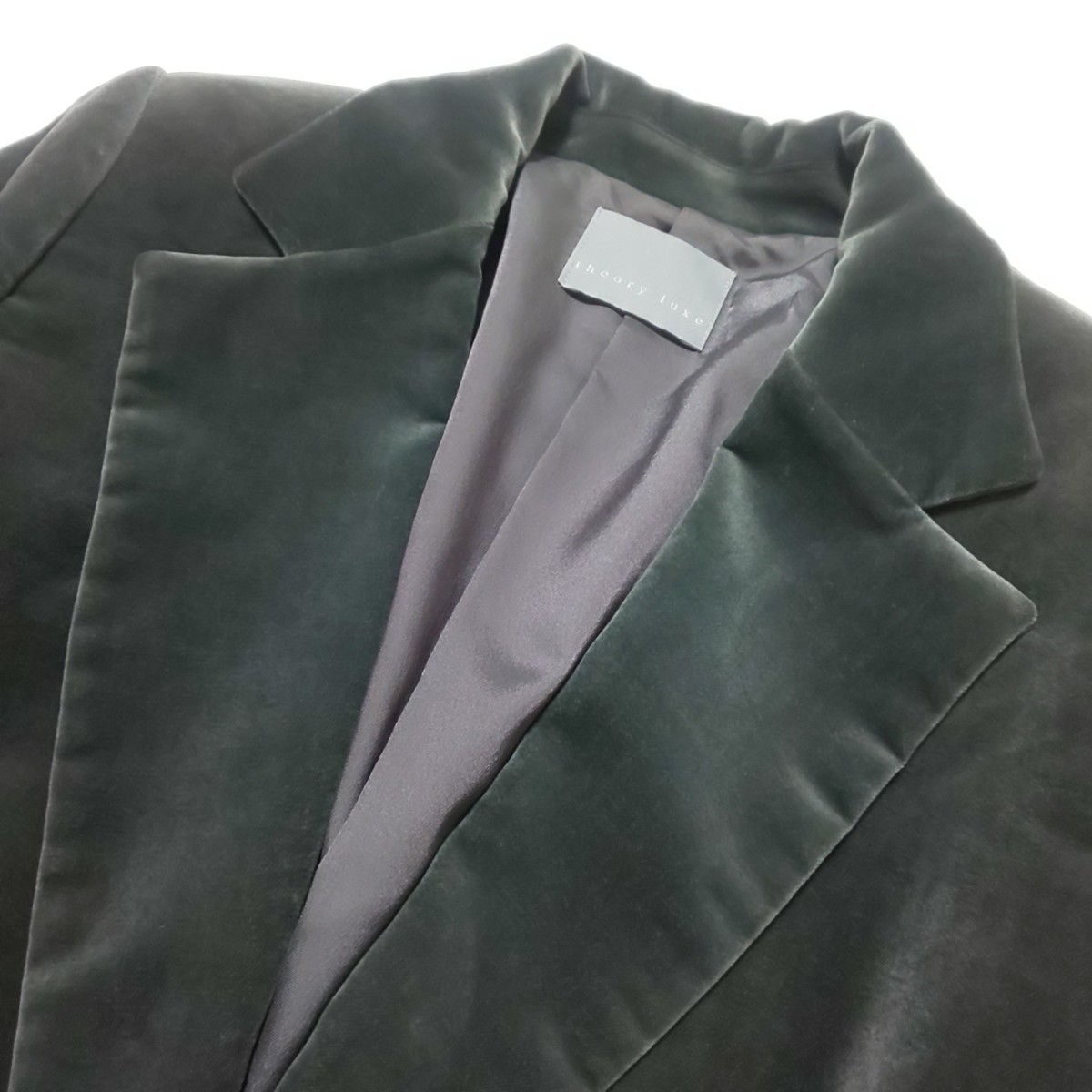 極美品/希少色】theory luxe セオリーリュクス ベロアテーラード