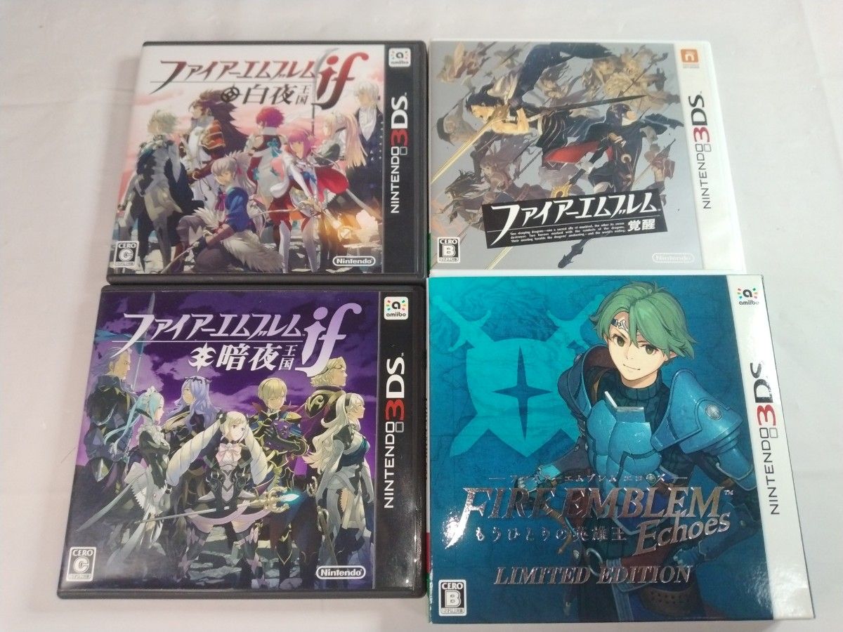 3DSソフト】 ファイアーエムブレム 4点 if白夜王国/ if暗夜王国