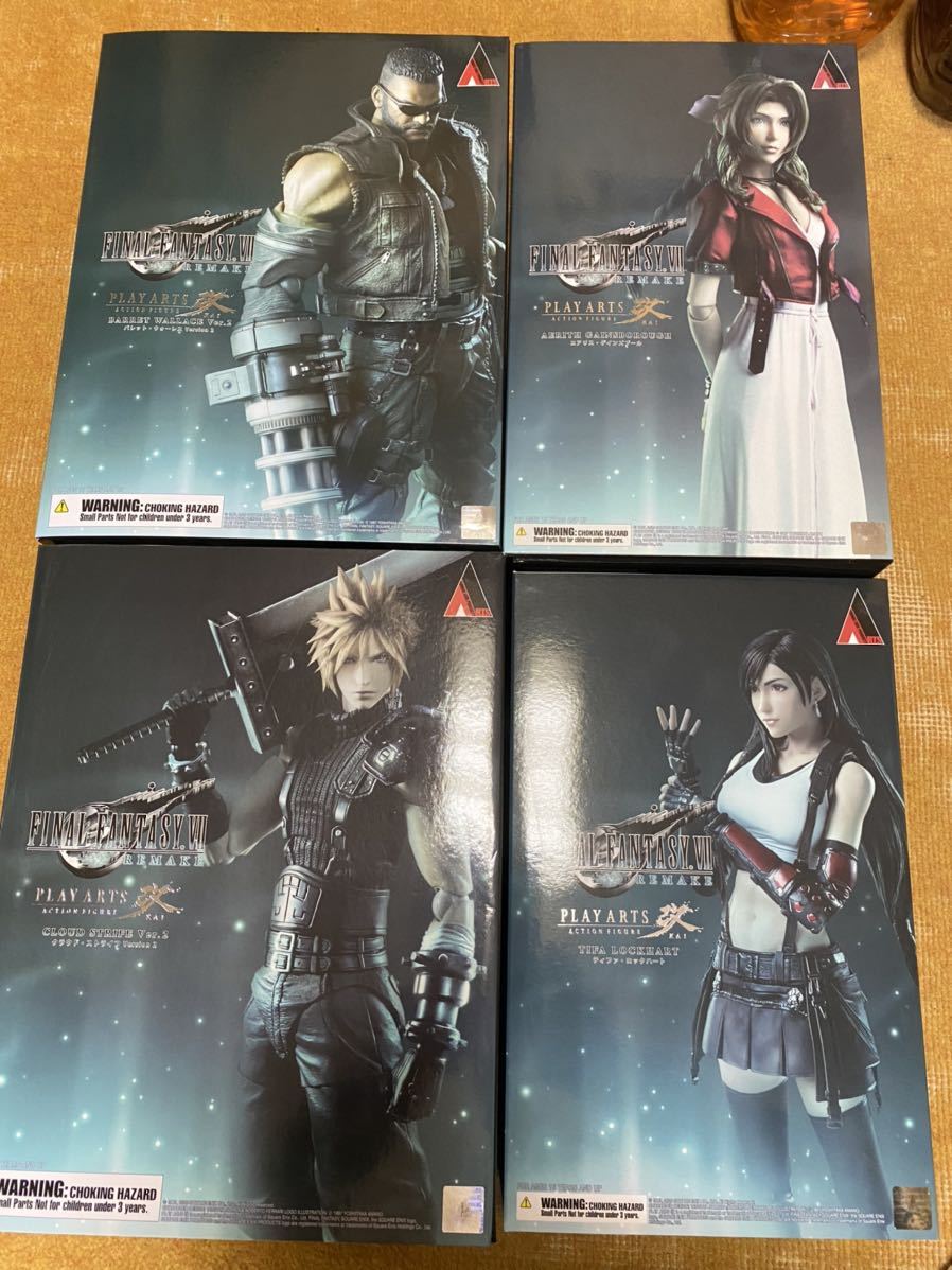 FF7 ファイナルファンタジーVII PLAY ARTS改 4点セット-