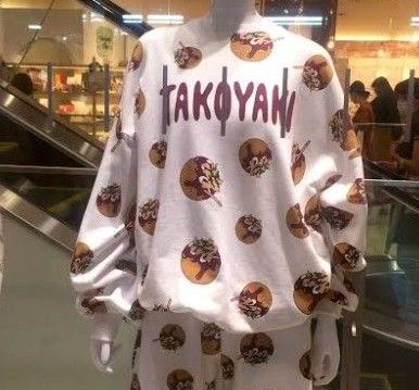 大阪限定 プニュズ たこ焼き トレーナー スウェット パーカー 大阪限定 プニュズ たこ焼き トレーナー スウェット パーカー