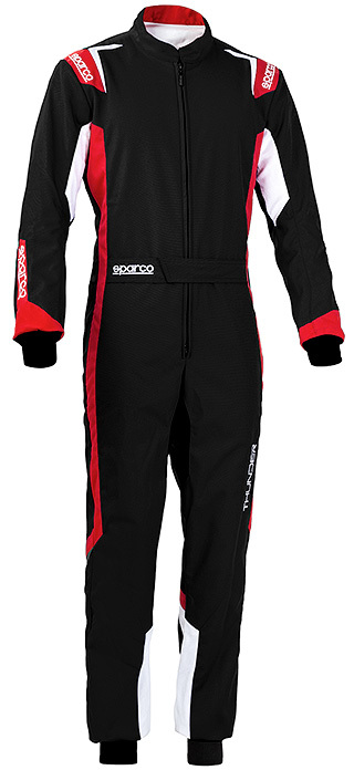 スパルコ新品!■Kart Suit レーシングカート走行会　レーシングスーツ　CIK-FIA Level 2 N2013-1 公認　SPARCO SUIT■THUNDER（サンダー)黒_画像2