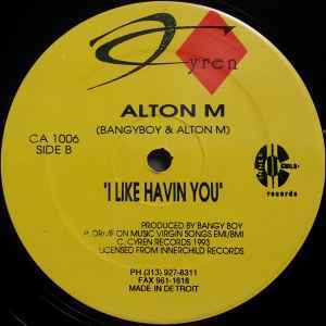 Alton M I Like Havin' You　1993　デトロイトのベテランハウス職人Alton Millerによる1993年のデビュー作！_画像2