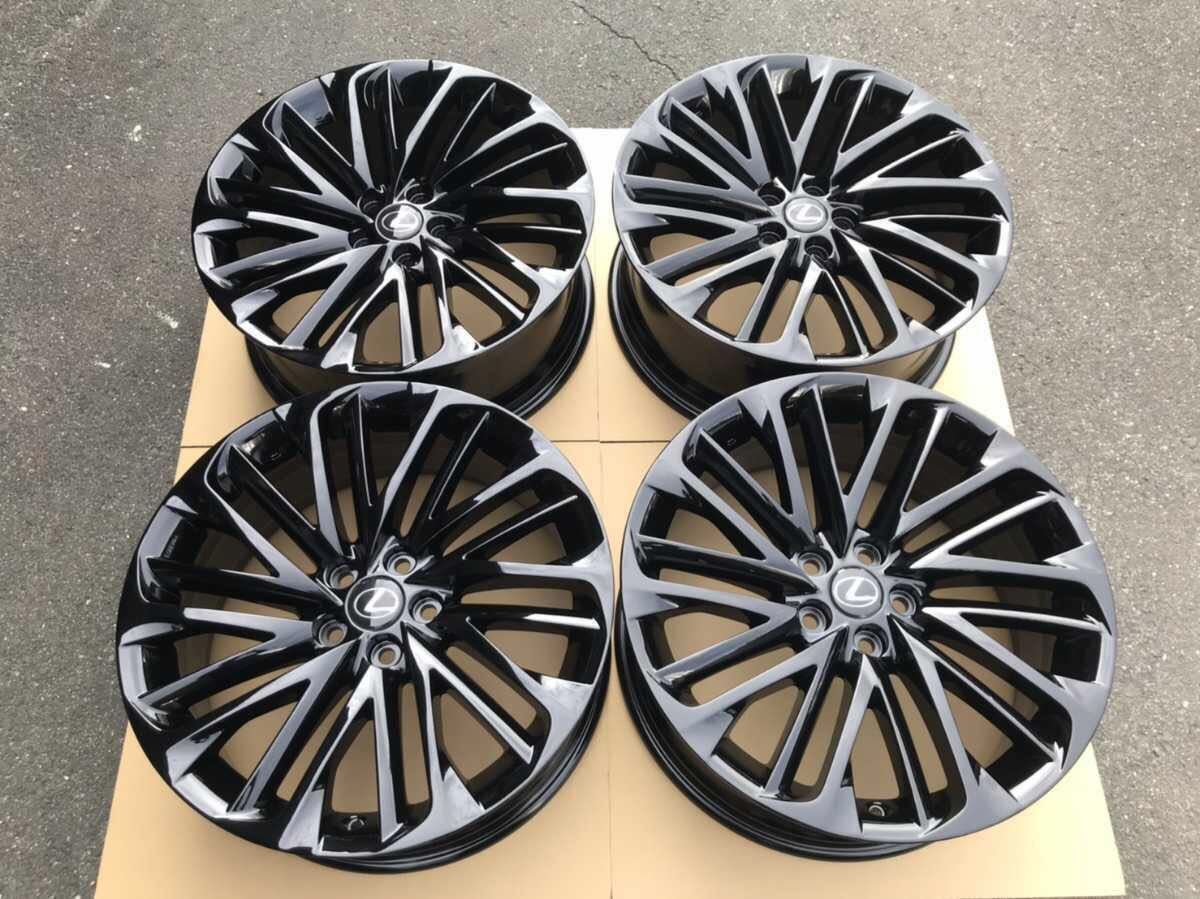 美品 現行 後期 レクサスRX バージョンL 純正 20インチ 黒塗装品