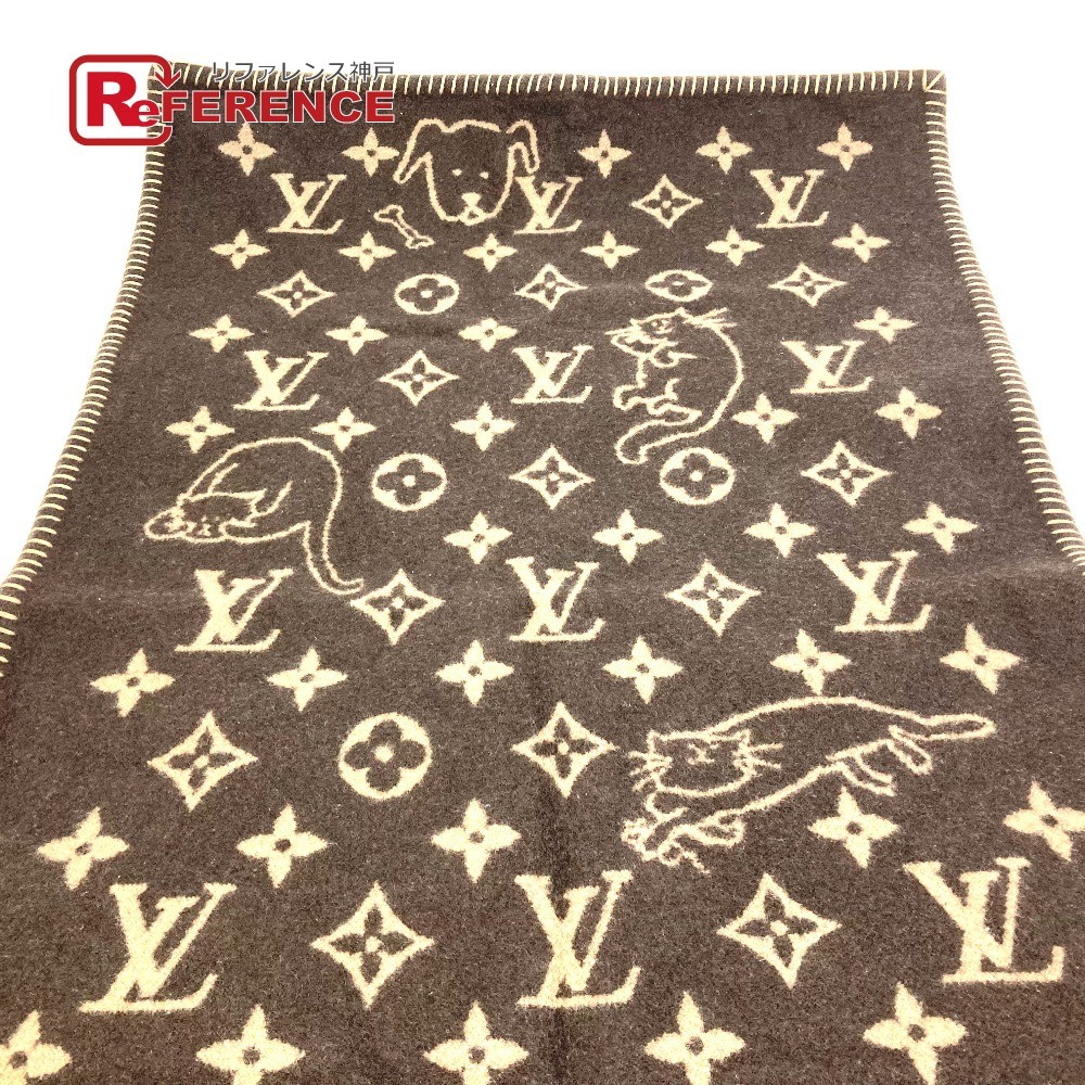 LOUIS VUITTON ルイヴィトン MP2260 毛布 インテリア クヴェルチュール