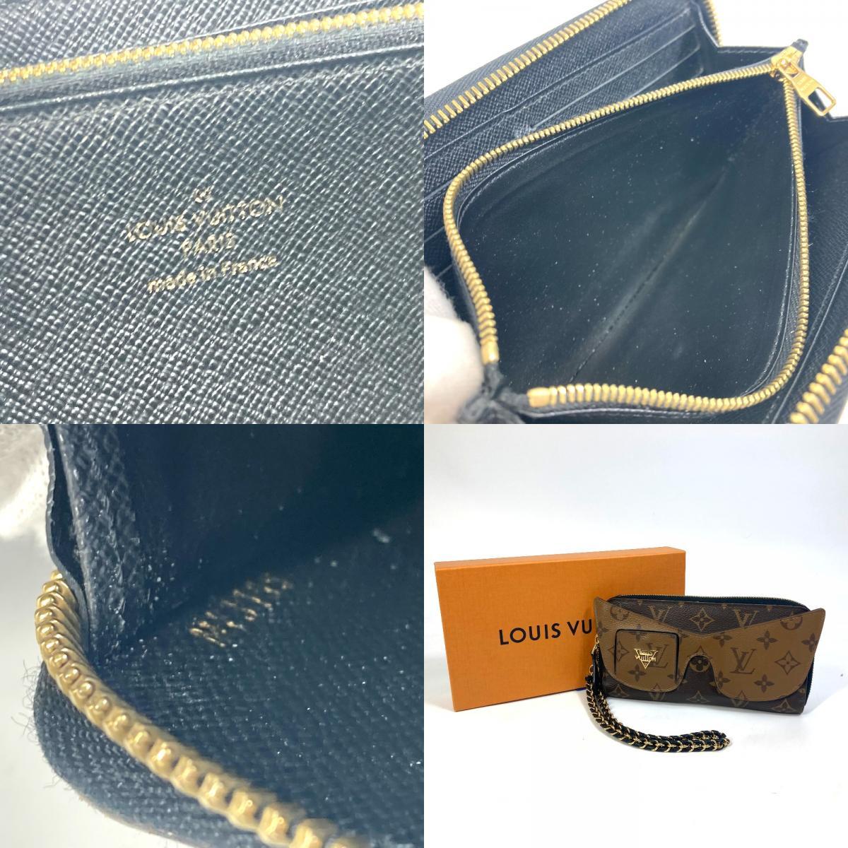 LOUIS VUITTON ルイヴィトン M68796 モノグラムリバース ジッピーウォレット シャディ 長財布 モノグラムリバース_画像10