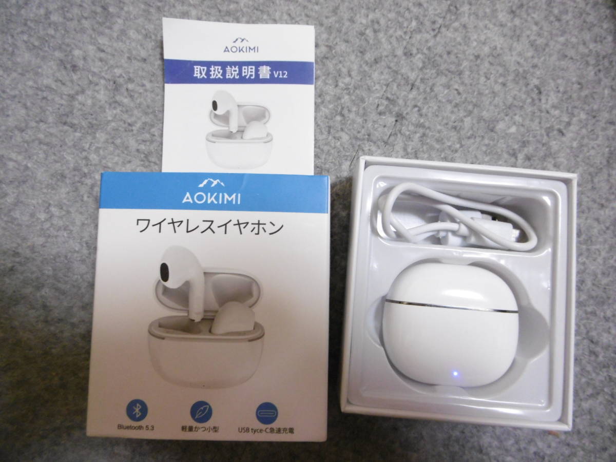 Bluetooth5.3 bluetooth イヤホン AOKIMI V12 動作確認済み｜代購幫