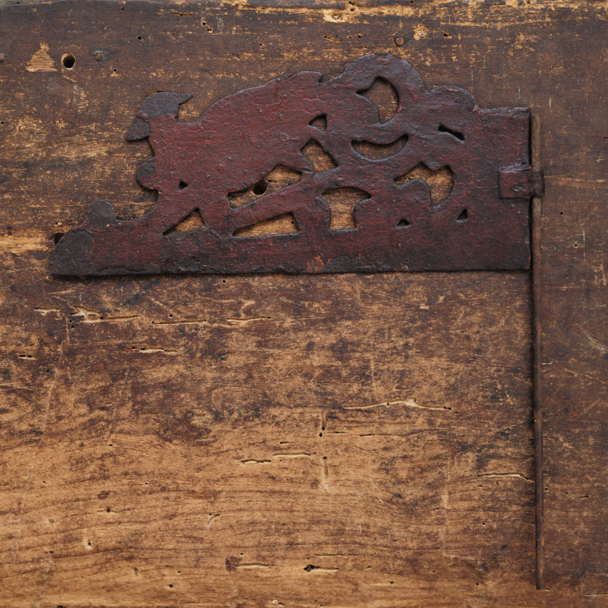 18世紀 オランダ 鉄製風見 / アンティーク1700年代 阿蘭陀 和蘭 工芸 古民芸 宗教美術 キリスト教 教会 修道院 子羊 古鉄 風向計 デルフト