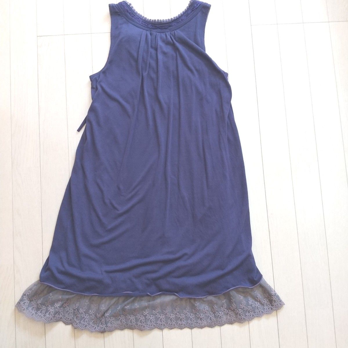 Sevradical レディース袖無しチュニック ワンピース サイズM 美品 パープル