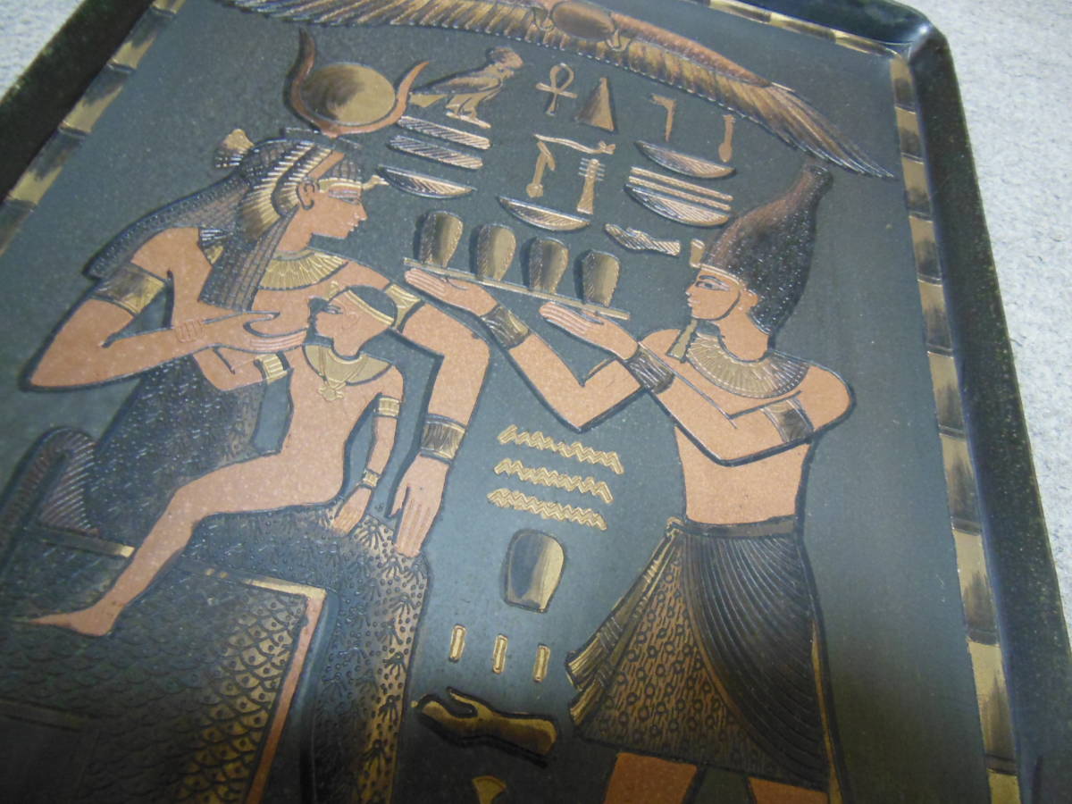 エジプト 壁掛け 銅板彫刻 ブロンズレリーフ_画像9