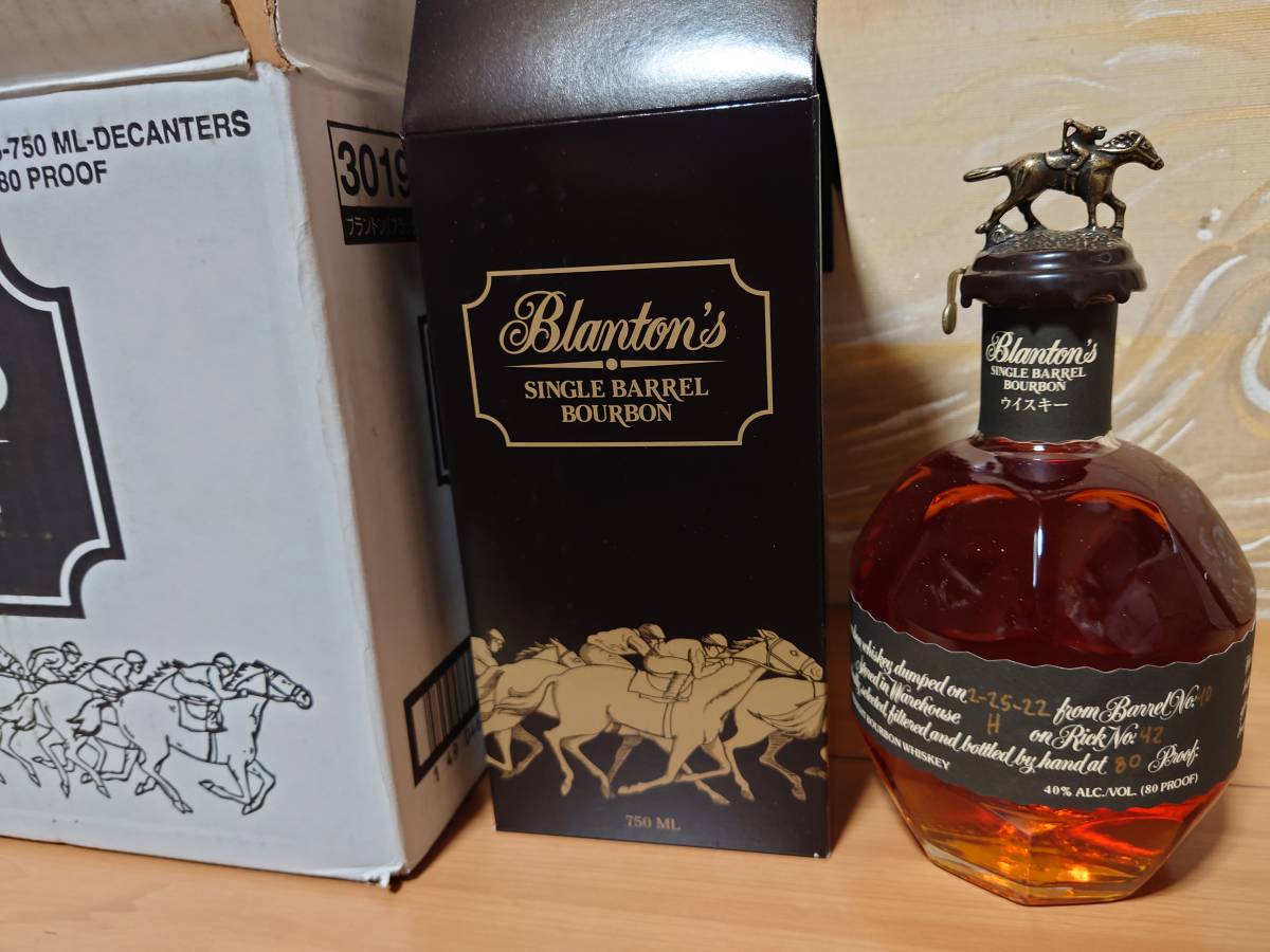 □6本□ブラントン ブラック 箱 シングルバレル バーボン ウイスキー