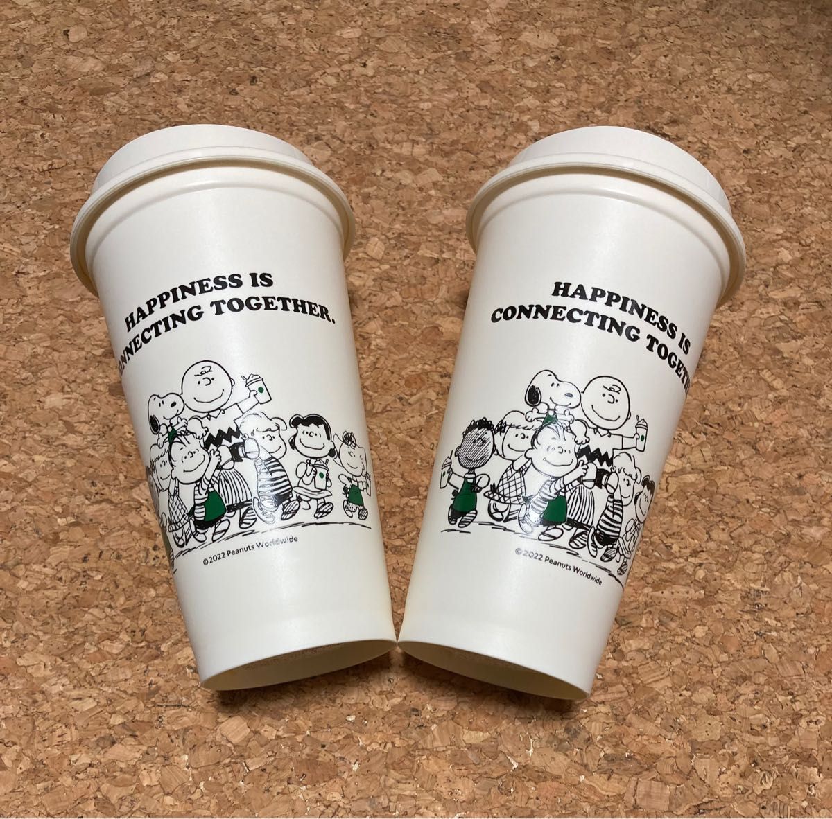 スターバックス スヌーピーリユーザブルカップ スタバ SNOOPY 2個