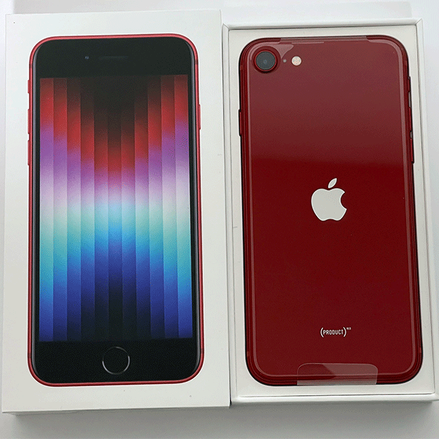 ☆未使用☆iPhone SE (第3世代) red レッド64 GB 一括購入済 残債なし