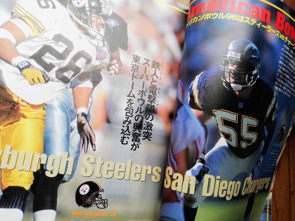 American Football Magazine / アメリカンフットボールマガジン1996年 5月号 付録ポスター付き