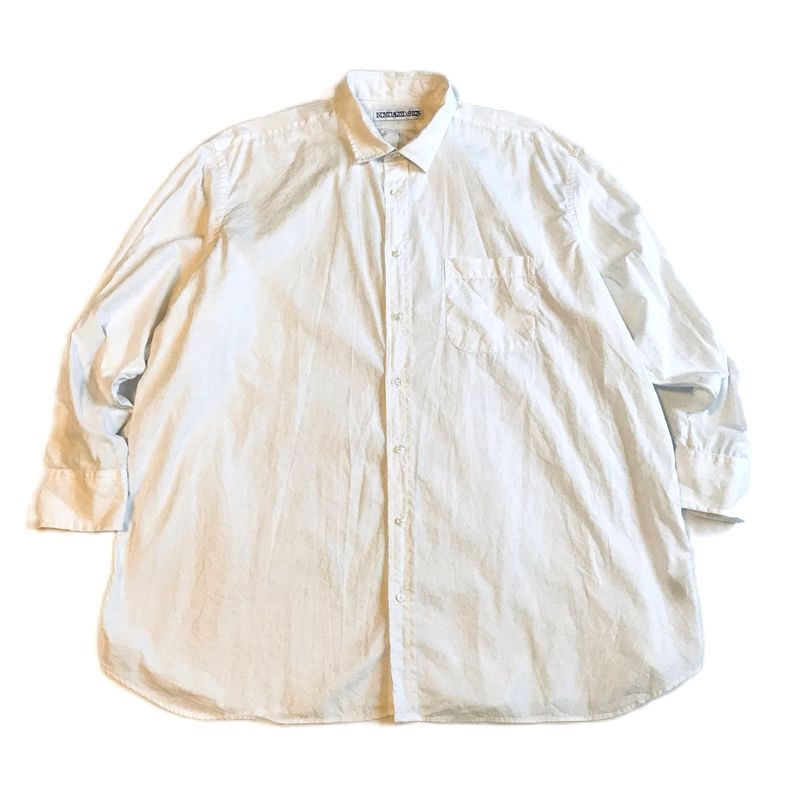 INDIVIDUALIZED SHIRTS x FRAMeWORK フレームワーク 別注 コットン ビッグシャツ 白/長袖 シャツ ブラウス オーバーサイズ BAYCREW'S