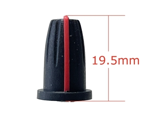  mixer volume for switch D type 6mm axis for scale angle 180 times diameter 13mm hardness rubber 10 piece set ( black * base red scale )