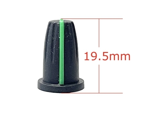  mixer volume for switch D type 6mm axis for scale angle 180 times diameter 13mm hardness rubber 10 piece set ( black * base green scale )