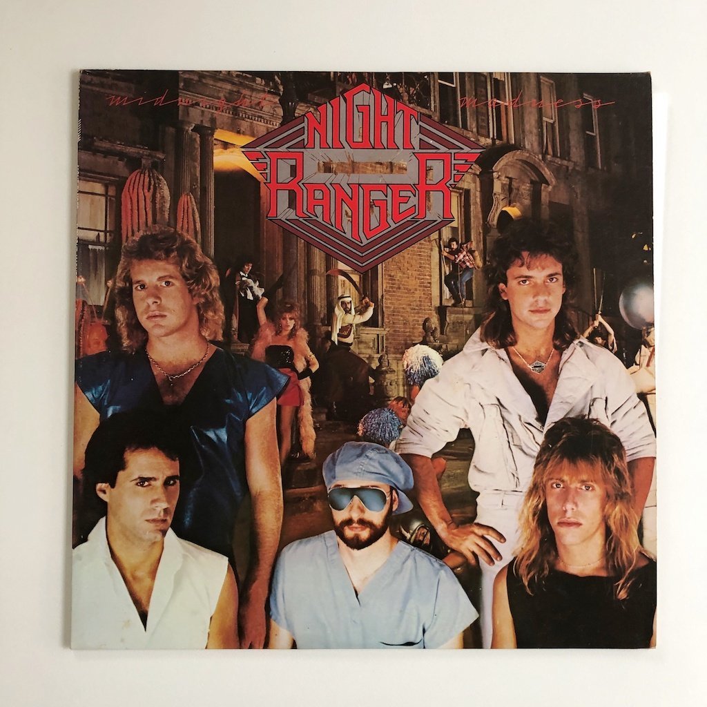 LP/ NIGHT RANGER / MIDNIGHT MADNESS / ナイト・レンジャー / 国内盤 ライナー CBS SONY 25AP-2702 30322_画像1