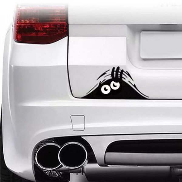  car sticker black Monstar. .. see lovely car sticker #03