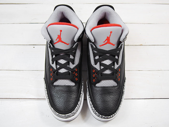 新品 未使用 国内正規品 ◆ NIKE AIR JORDAN 3 RETRO OG BLACK CEMENT 27.5cm ◆_画像2