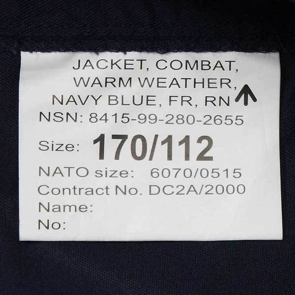 新品◆実物 イギリス軍 ロイヤルネイビー ジャケット Royal Navy (180/120)　_画像5
