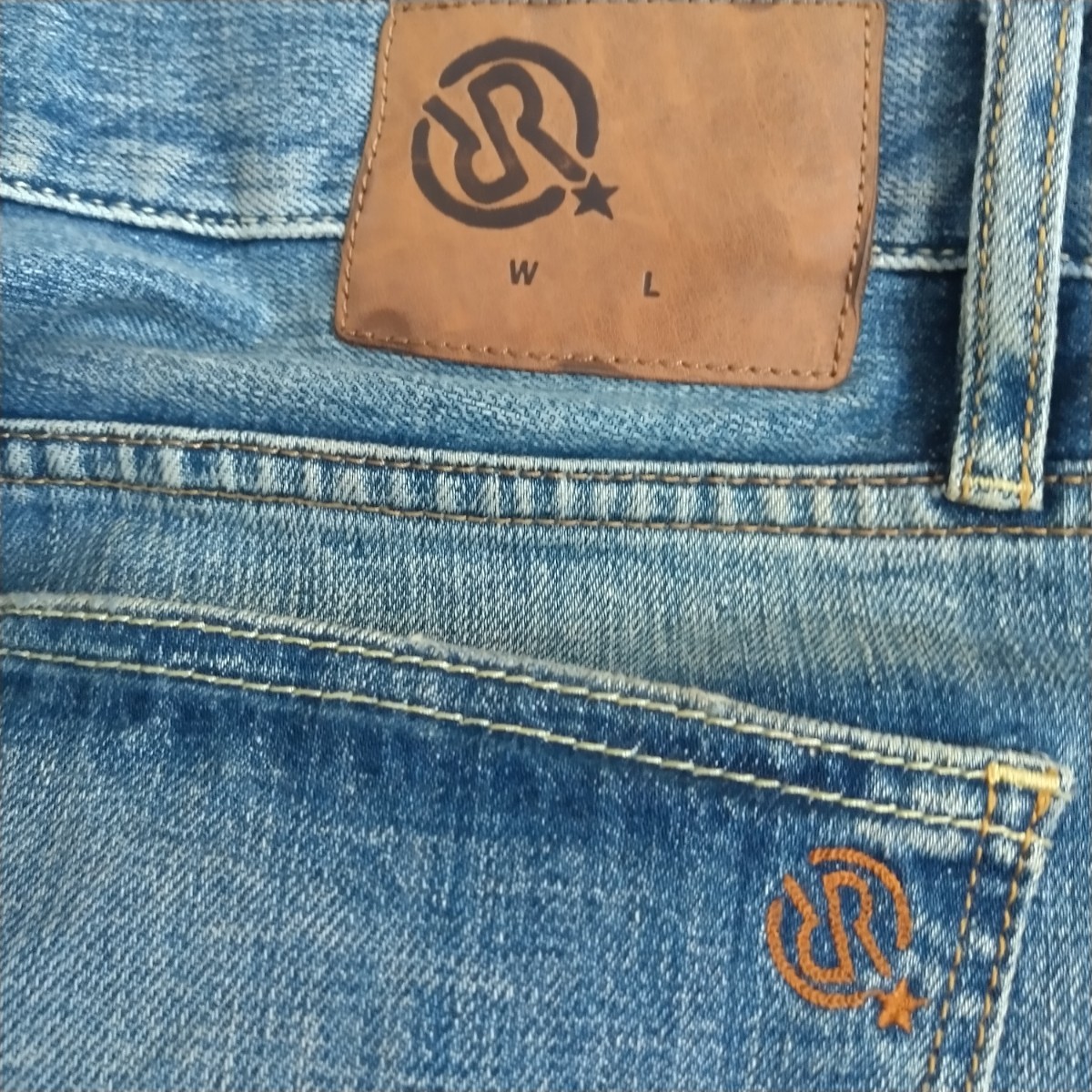  бесплатная доставка RAREla-re индиго Denim брюки джинсы 30 RA-RE D&G Denim линия Factory бренд 