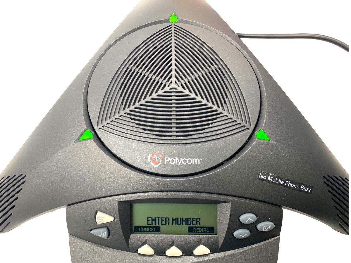 【極美品】Polycom 電話機 Sound Station2 音声システム 会議システム アナログ会議電話 オンラインミーティング 全二重方式テクノロジー_画像6