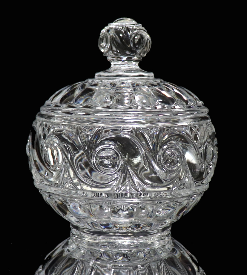 バカラ (BACCARAT) 超美品 ルッセ 大型 蓋物 小物入れ ボウル