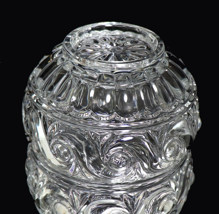 バカラ (BACCARAT) 超美品 ルッセ 大型 蓋物 小物入れ ボウル