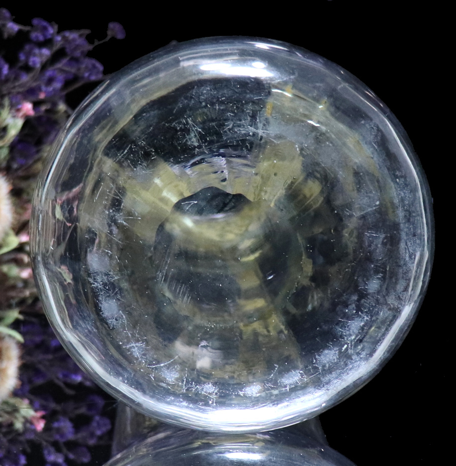 オールド・バカラ (BACCARAT) 1900年頃 草花文 金彩盛り上げ 大型 27.8