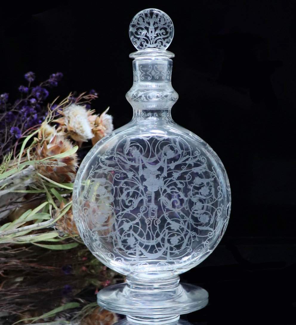 オールド・バカラ (BACCARAT) 最高級 アラベスク文様 レアサイズ