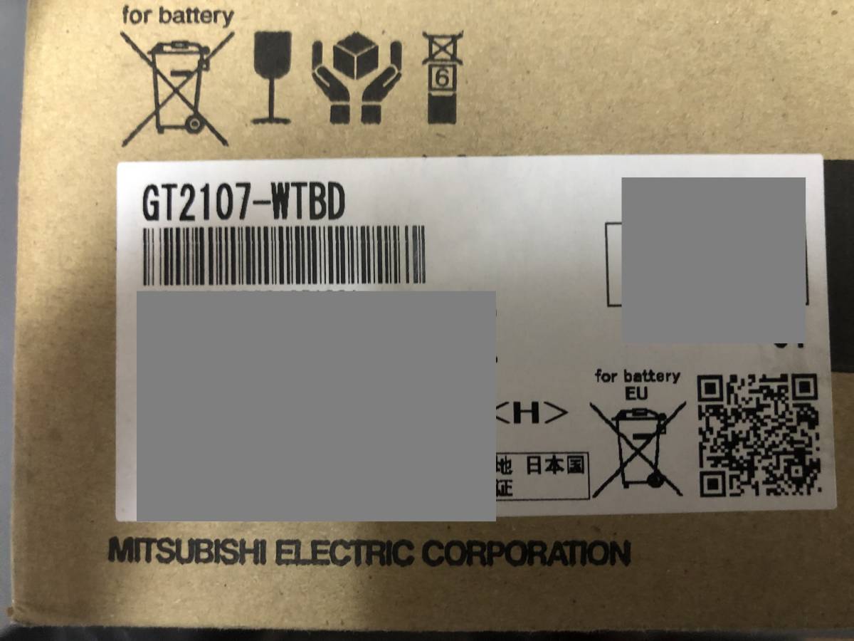 GT2107-WTBD 国内正規品 2023年製 新品 未使用 三菱 タッチパネル