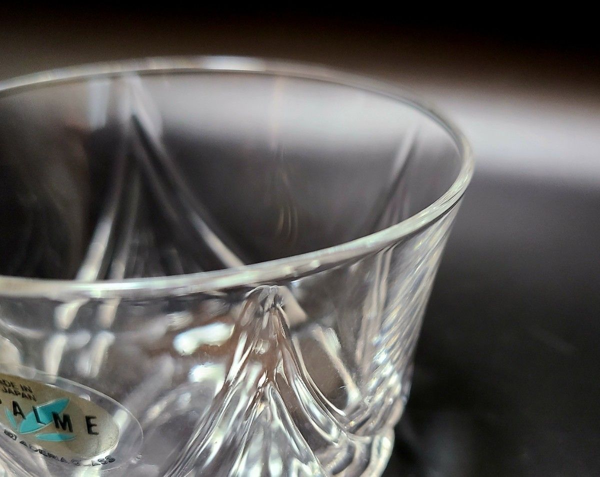ADERIA アデリア 冷茶グラス  昭和 レトロ ガラス コップ 6個 セット