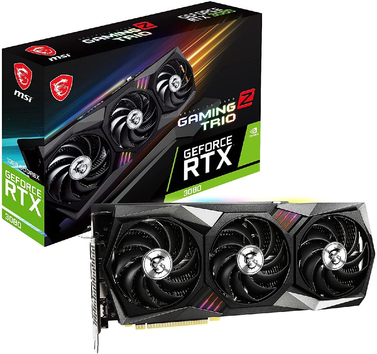 良好品】 3080 RTX GeForce MSI GAMING 2021/12~保証有 VD7792