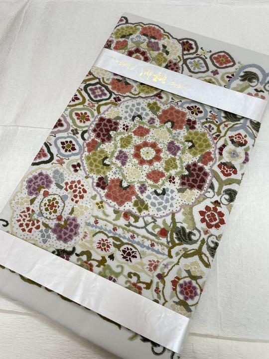 5 正絹 袋帯 帯 相良刺繍 刺繍 未使用 フォーマル 訪問着 色無地