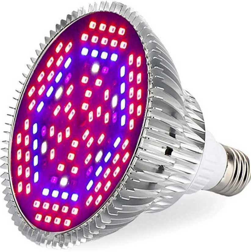 新品未開封☆LED植物育成ライト☆E26口金 80W 120led フルスペクトラム スペクトル波長380〜800nm 育成用ランプ 水耕栽培 室内用 省エネ_画像8