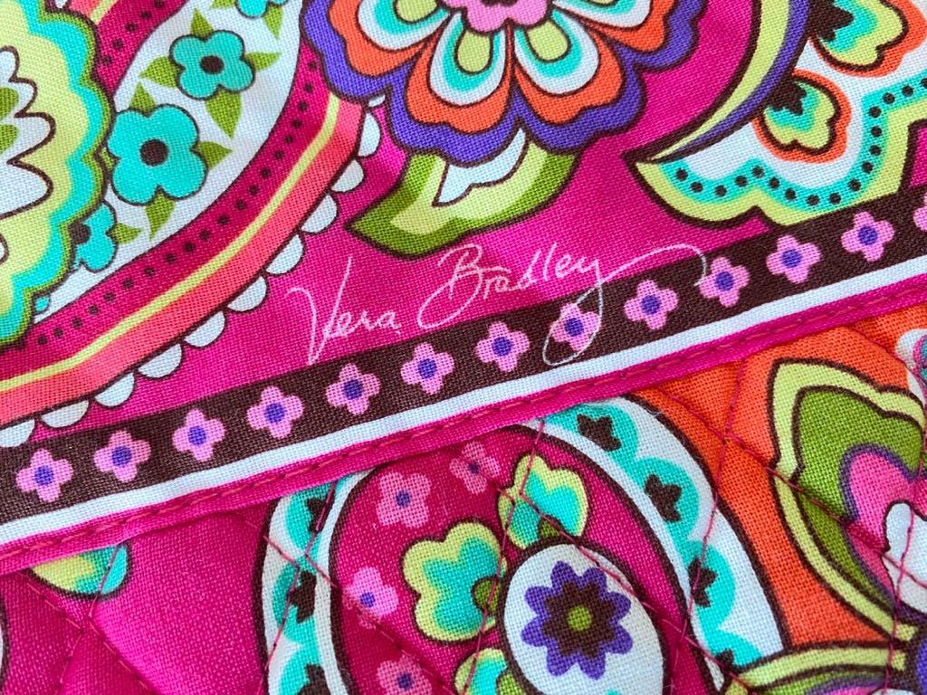 ヴェラブラッドリー☆Vera Bradley☆Tote☆キルティングトートバッグ新品未使用 限定柄Pink Swirls_画像7