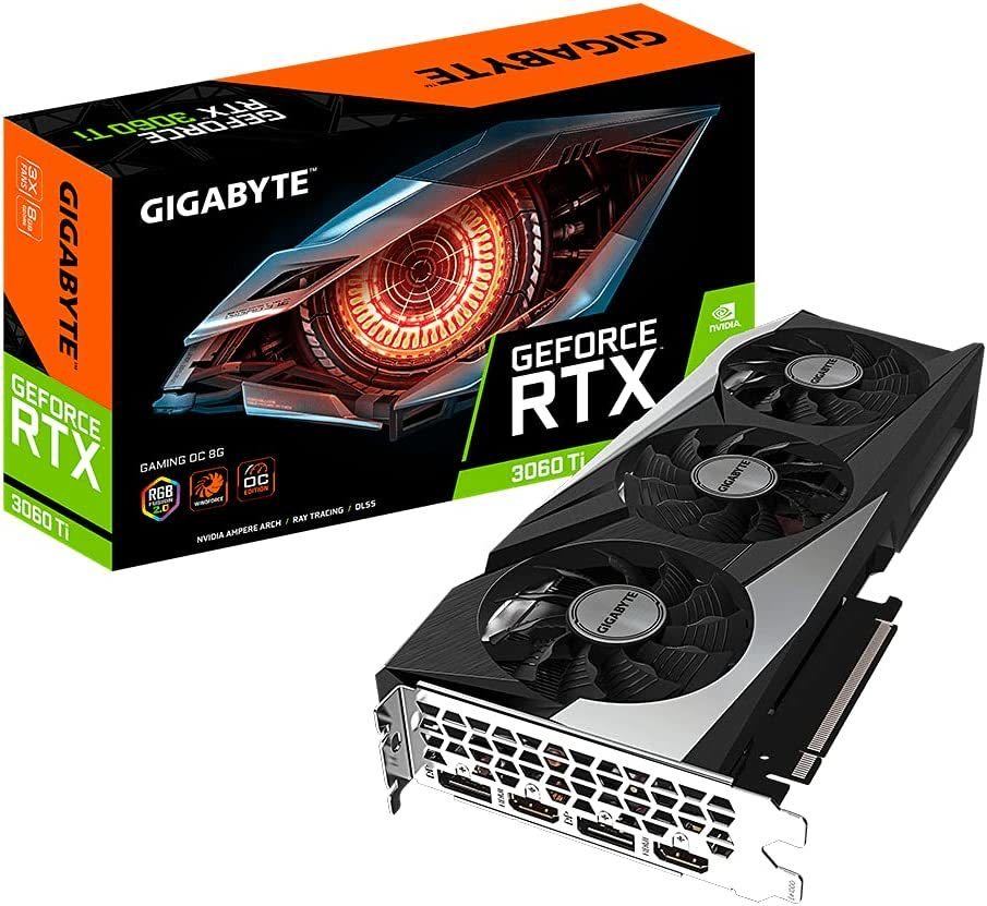 【新品未使用】GIGABYTE NVIDIA GeForce RTX3060Ti 搭載 グラフィックボード GDDR6 8GB(GV-N306TGAMING OC-8GD R2.0)